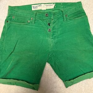 Vintage Rugby Ralph Lauren - Rugby Football Club - Size 28 green corduroy shorts